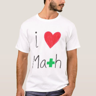 T-shirt I maths de Luv