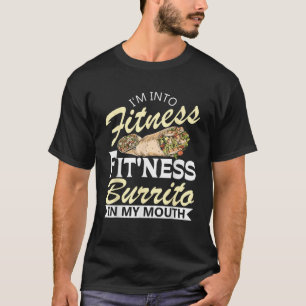 T-shirt I m'in Fitness Burrito Lover cuisine mexicaine