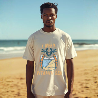 T-shirt I Need Vitamin Sea | Beach Lover Ocean Quote