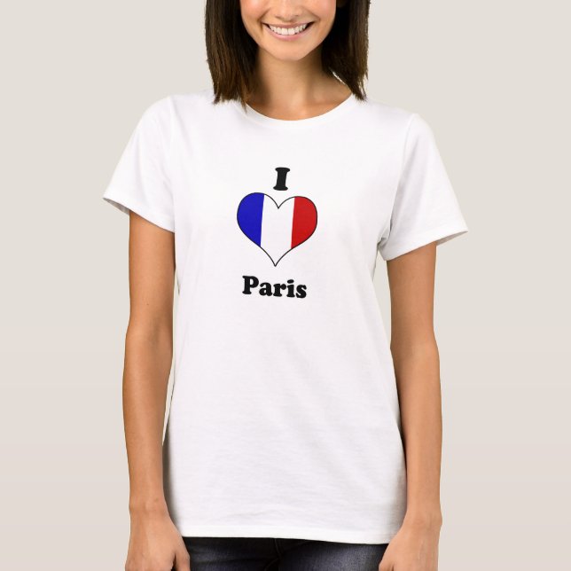 T-shirt I Paris love (Devant)