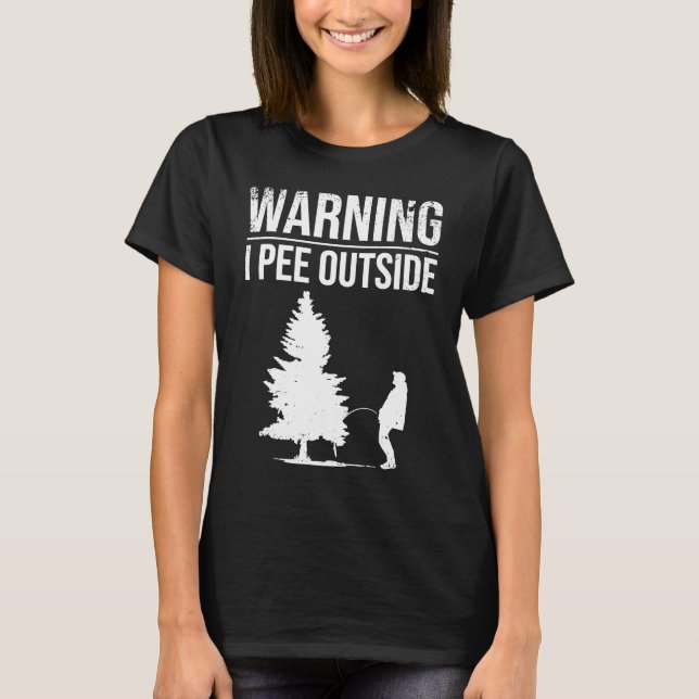 T-shirt I Pee Outside  For Camping Boys Teens Kids Camper (Devant)