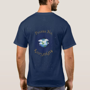 T-shirt "I Play For Team Earth" Numéro du joueur personnal