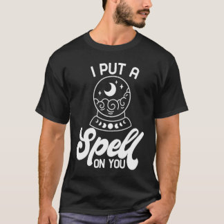 T-shirt I Put A Spell On You Witch Cute Halloween Outfit C