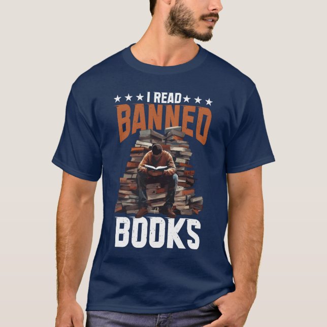 T-shirt I Read Banned Books (Devant)