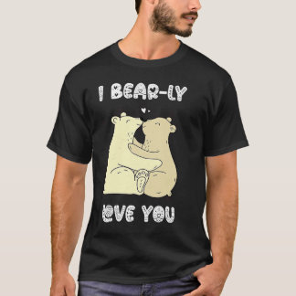T-shirt I Really Love You Cute Lovely Bears Romantic Valen