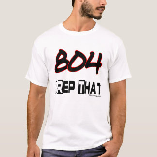 T-shirt I représentant cet indicatif régional 804