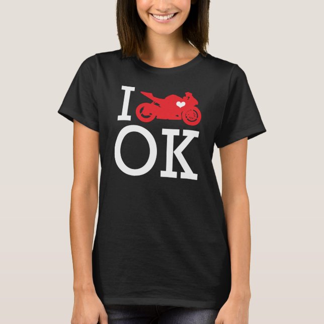 T-shirt I Ride Oklahoma (Devant)