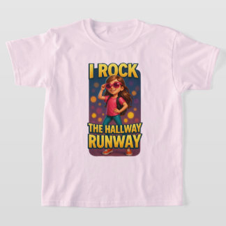 T-shirt I Rock the Hallway Runway School Tee