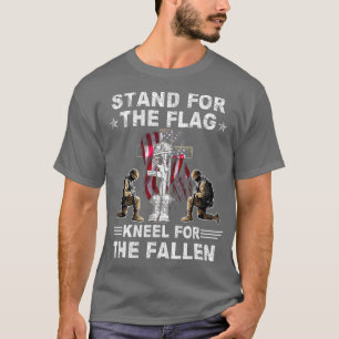 T-shirt I Stand for the Flag Kneel For The Piège Memoria