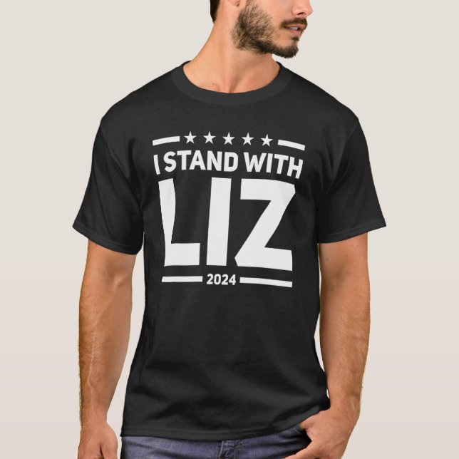 T-shirt I Stand With Liz Cheney 2024 Election Democrat (Devant)