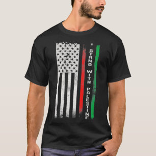 T-shirt I Stand with Palestine flag Premium