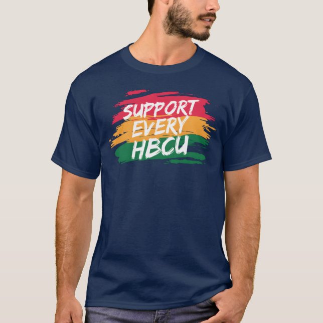 T-shirt i Support Every HBCU Student Alumni Blackeacher fr (Devant)