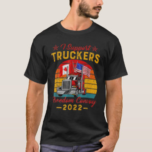 T-shirt I Support Truckers Canada USA Freedom Convoy 2022