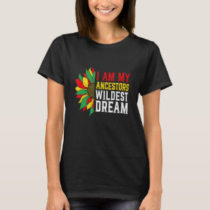 T-shirt I Sur My Ancestors Braconnage Dream Black History