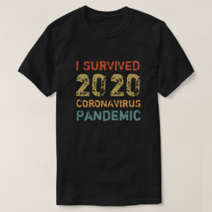 T-shirt I Survived 2020 Coronavirus Pandemic