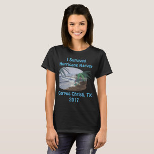 T-shirt I Survived Hurricane Harvey 2017 (Corpus Christi)