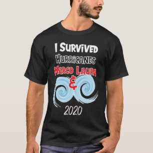 T-shirt I Survived Hurricanes Laura et Marco 2020 meme