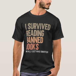 T-shirt I Survived Lecture Interdite Livres Livre Bookahol