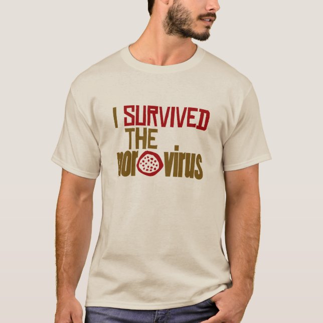 T-Shirt, I Survived The Norovirus T-Shirt (Front)