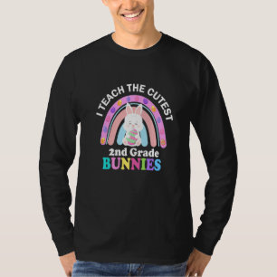 T-shirt I Teach The Cutest 2nd Grade Bunnie Teacher Easte