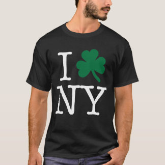 T-shirt I type de blanc du TRÈFLE NY