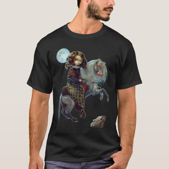 T-shirt I Vampiri : Notte un cheval de vampire de CHEMISE (Devant)