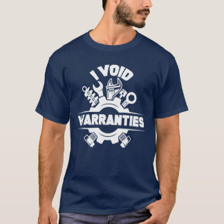 T-shirt I Void Warres Mechanic Quad Racer Muscle Car boy