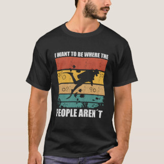 T-shirt I Want To Be Where The People Arenâ´T Scuba Diving