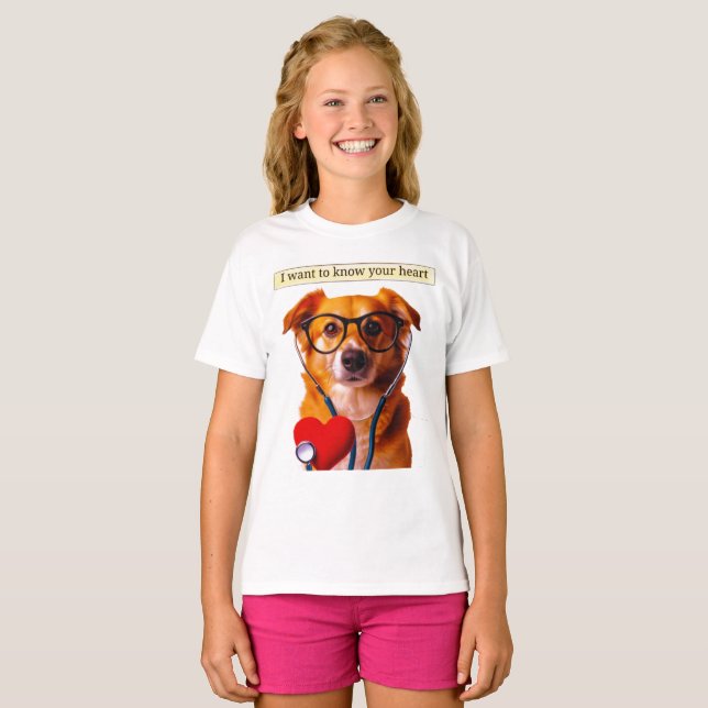 T-shirt I Want To Know Your Heart (Devant entier)