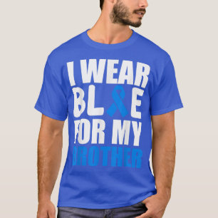 T-shirt I Wear Blue For My Brother shirt Autism Awareness 