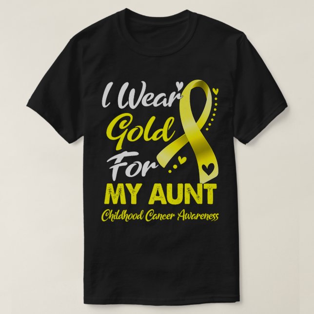 T-shirt I Wear Gold (Design devant)