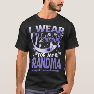 T-shirt I Wear Periwinkle For My Grandma Esophageal Cancer