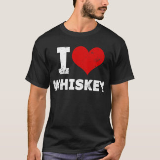 T-shirt I whiskey de coeur