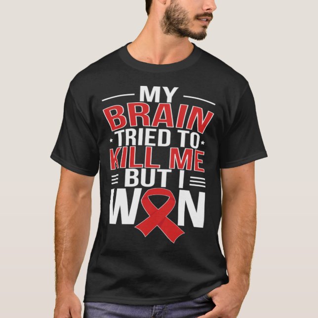 T-shirt I Won Stroke Survivor Stroke Awareness Month 1 (Devant)