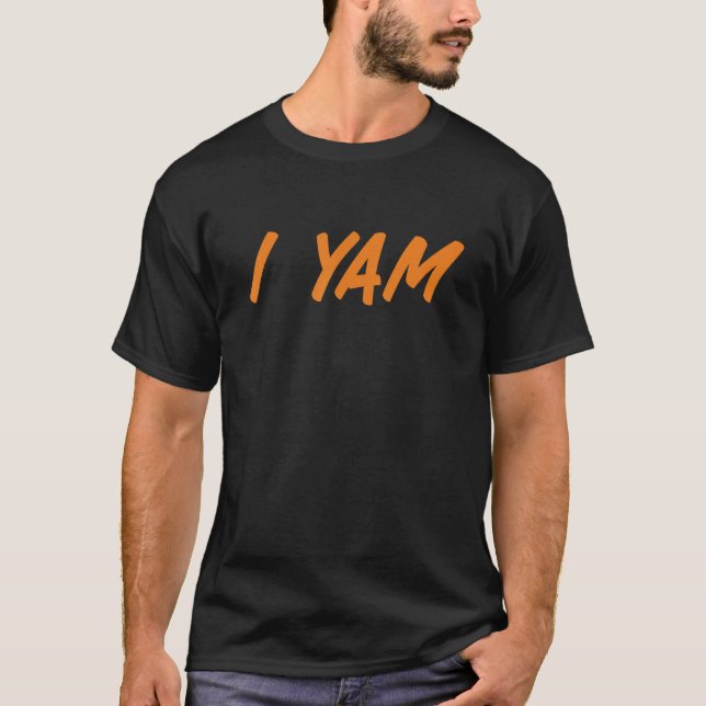 T-shirt I yam my sweet potato for matching couple thanksgi (Devant)