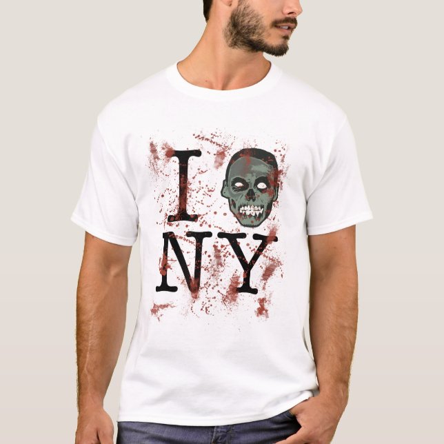 T-shirt I zombi NY (Devant)