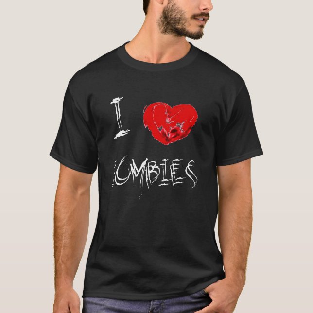 T-shirt i ZOMBIS de COEUR (Devant)