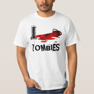 T-shirt I zombis de tronçonneuse ! - blanc