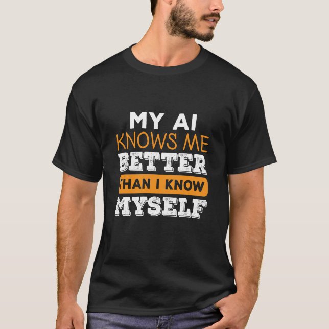 T-shirt IA Artificiel Intelligence Algorithm Machine Appre (Devant)