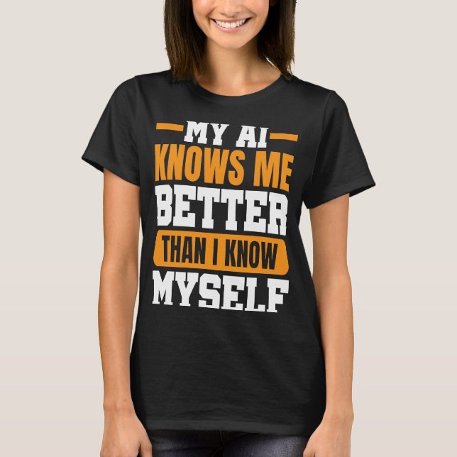 T-shirt IA Artificiel Intelligence Algorithm Machine Appre (Devant)