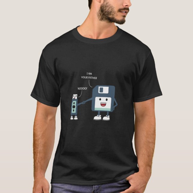 T-shirt I'am your father nerd geek programmer it (Devant)