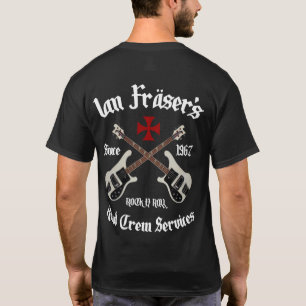 T-shirt Ian Fraser's Road Crew Services 1967 Lemmy Shirt