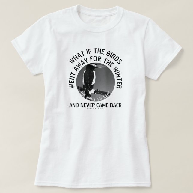 T-SHIRT IBONELTD. LES OISEAUX SONT DE RETOUR 2D (Design devant)