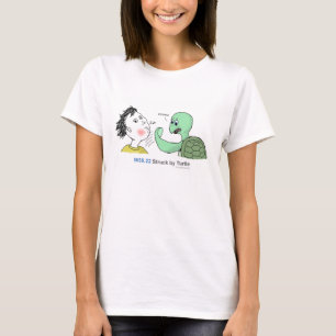 T-shirt ICD-10 : W59.22 frappé par la tortue