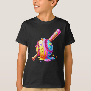 T-shirt Ice Cream Drip Baseball Stuff Baseball Driff