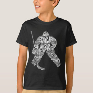 T-shirt Ice Hockey Goalie Hockey Youth Men Kids Boys