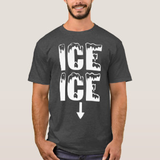 T-shirt Ice Ice Funny Grossesse Révéler Nouveau Hiver Bébé