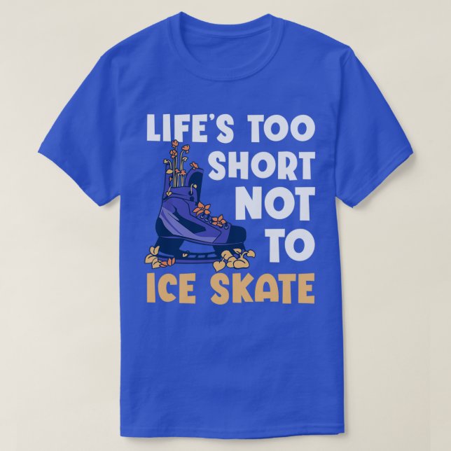 T-shirt Ice Skating Figure Skater Skater Winter Sport Rink (Design devant)