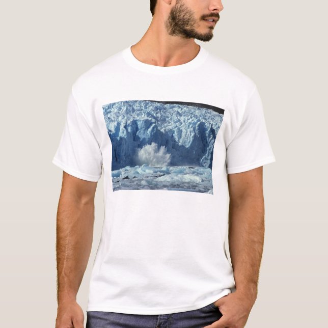 T-shirt Iceberg fraîchement vêlé éclaboussant les eaux fro (Devant)