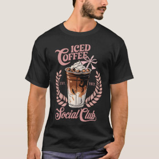 T-shirt Iced Coffee Social Club Coffee friend